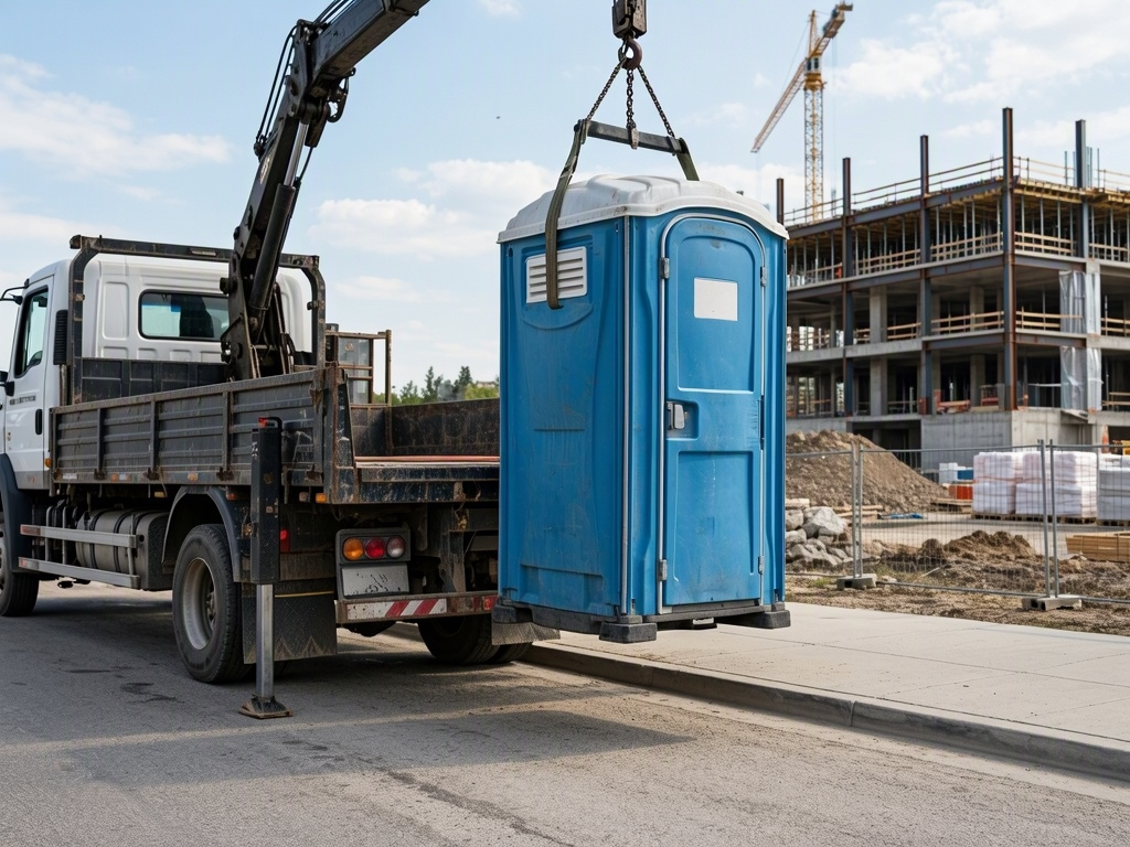 Portable toilet delivery